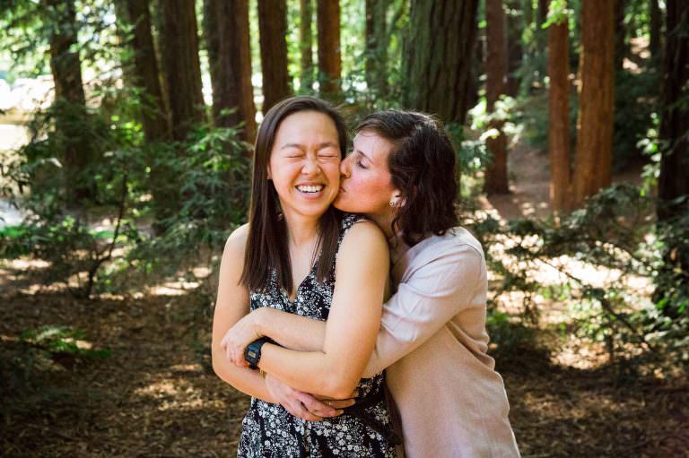 Kelcie and Nessia | Roberts Regional Park Redwoods Wedding