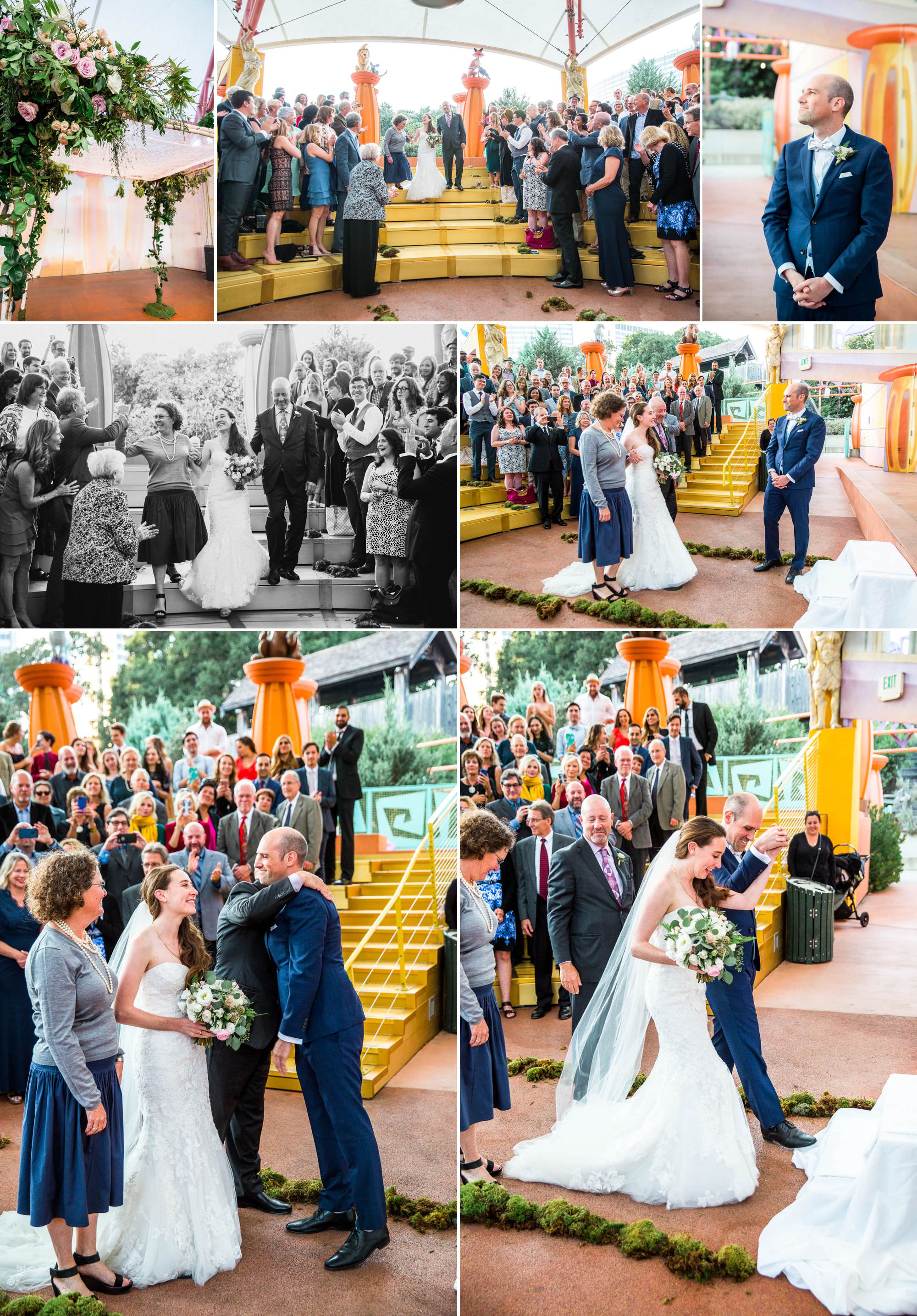 fairytale themed wedding ceremony