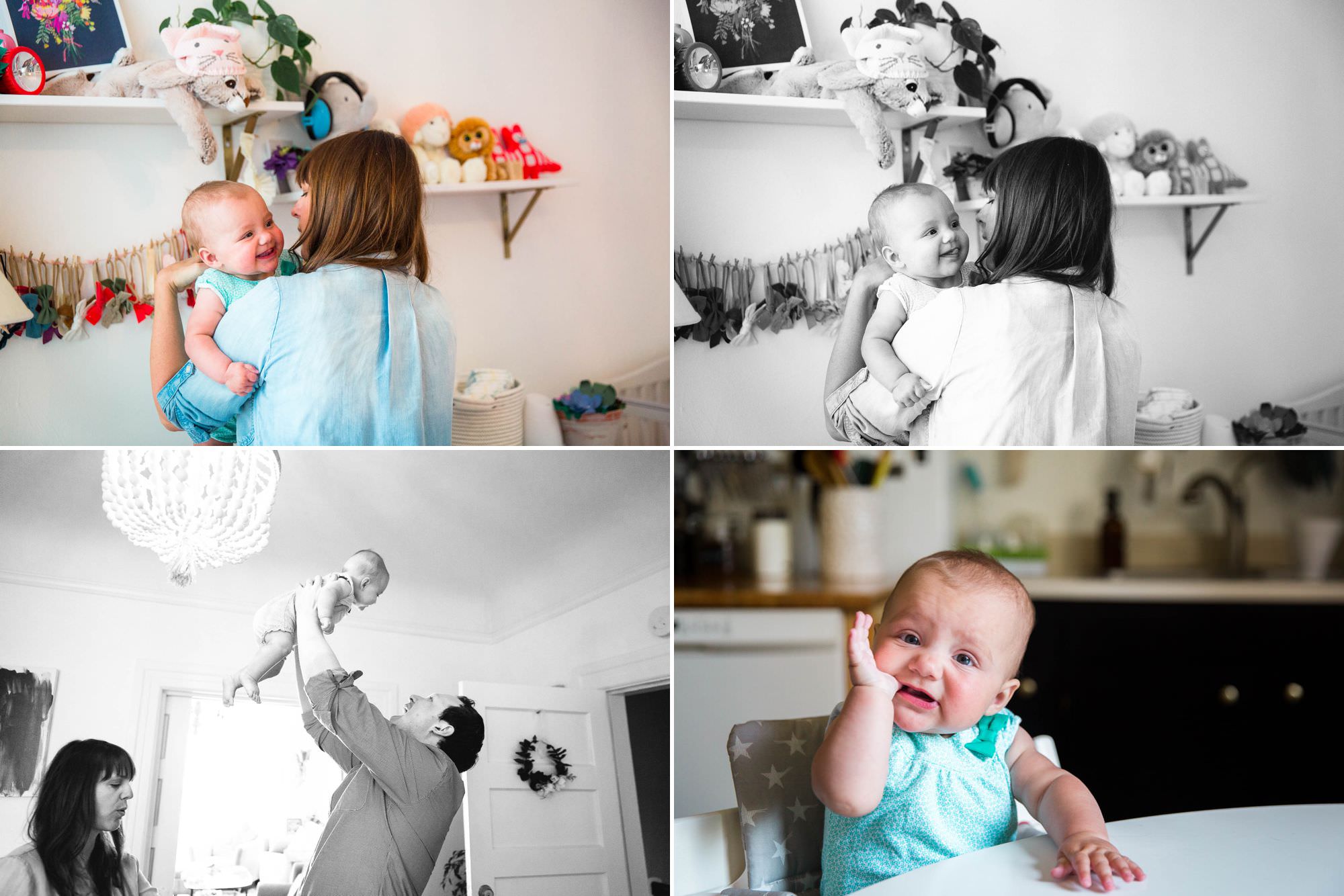 6 month lifestyle family photos